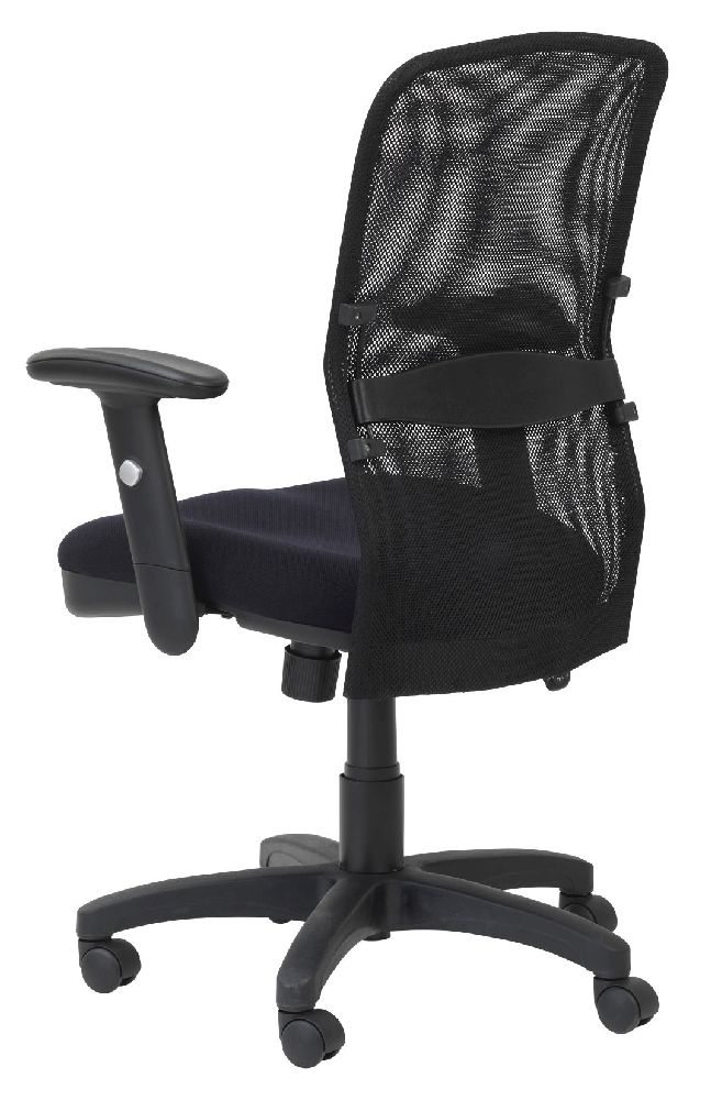 Product photograph of Alphason Dakota Black Mesh Fabric Office Chair from Choice Furniture Superstore.